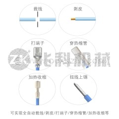 全自動(dòng)單頭穿熱縮管端子機(jī)